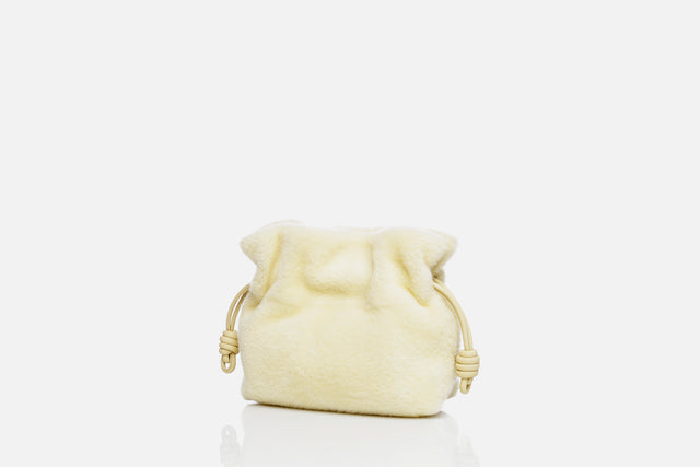Loewe Flamenco Clutch in Shearling