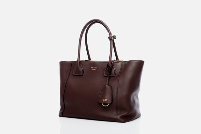 Prada Nova Large Leather Tote Bag