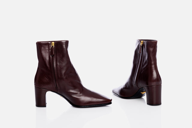 Prada Leather Booties