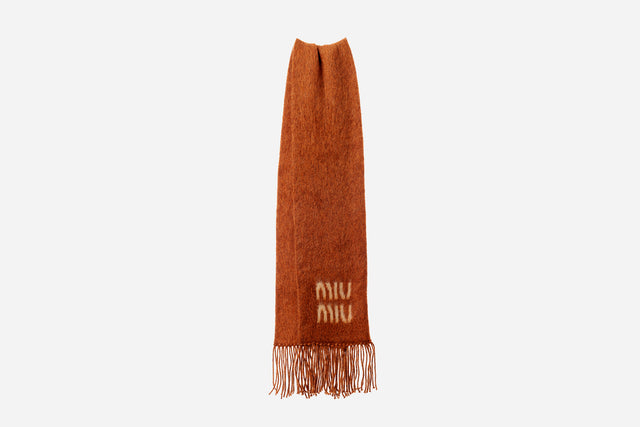 Miu Miu Wool And Mohair Scarf