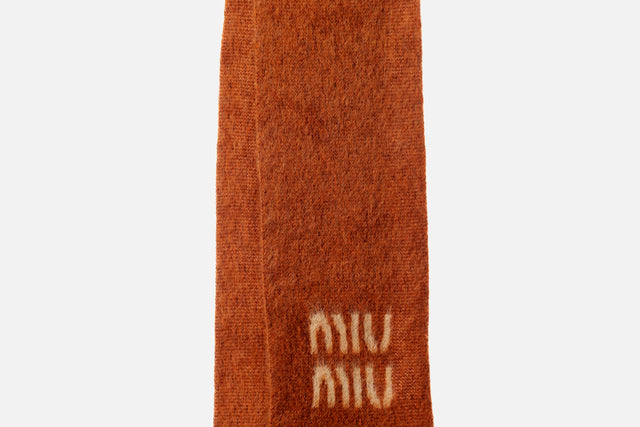 Miu Miu Wool And Mohair Scarf