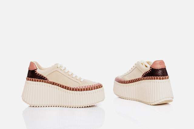 Chloé Nama Wedge Sneaker