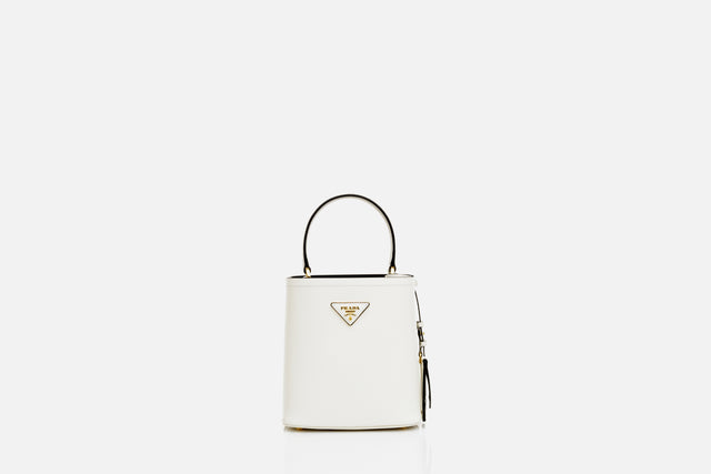 Prada Small Saffiano Leather Panier Bag