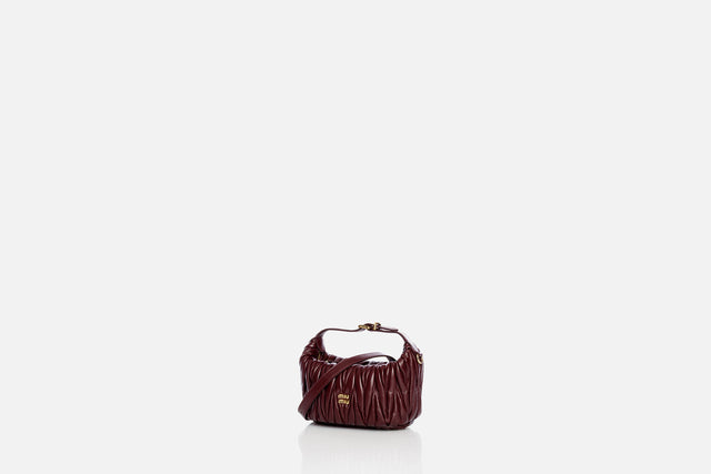 Miu Miu Matelassé Nappa Leather Pouch