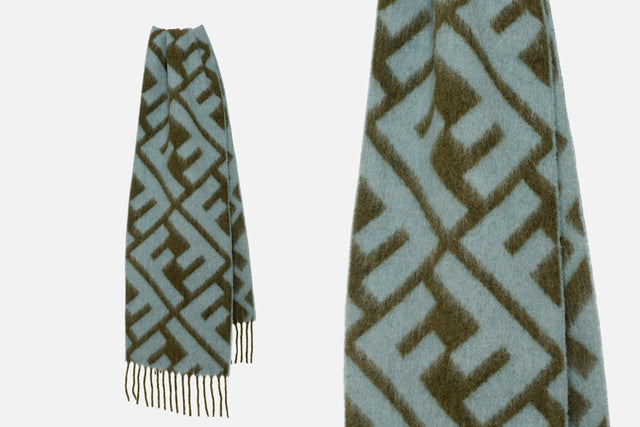 Fendi FF Scarf Alpaca Wool
