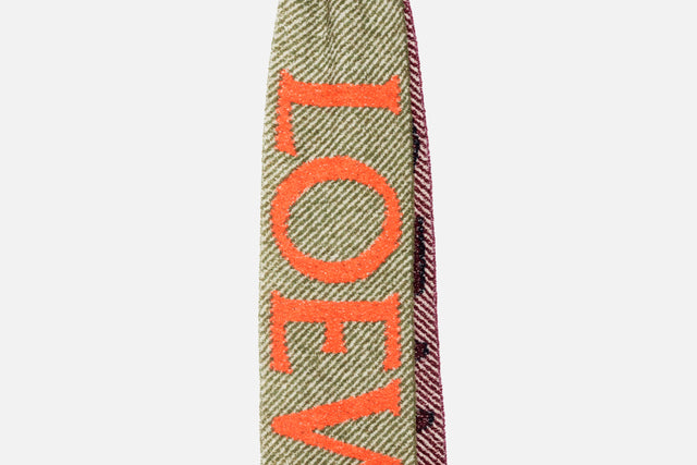 Loewe Scarf In Alpaca And Wool Blend