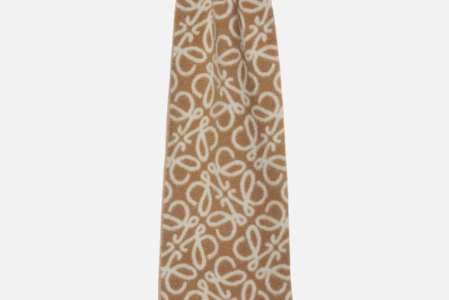 Loewe Anagram Scarf in Alpaca Wool