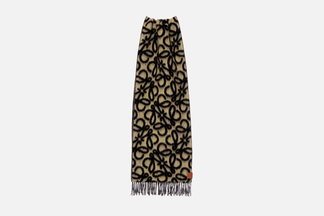 Loewe Anagram Scarf in Alpaca Wool