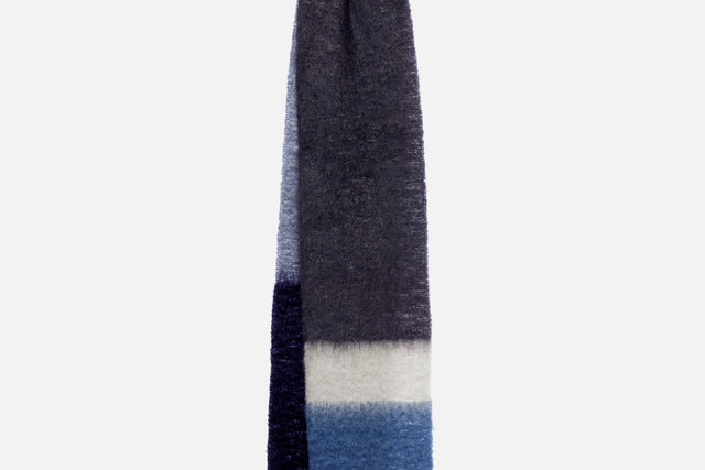 Loewe Stripe Scarf In Wool And Mohair