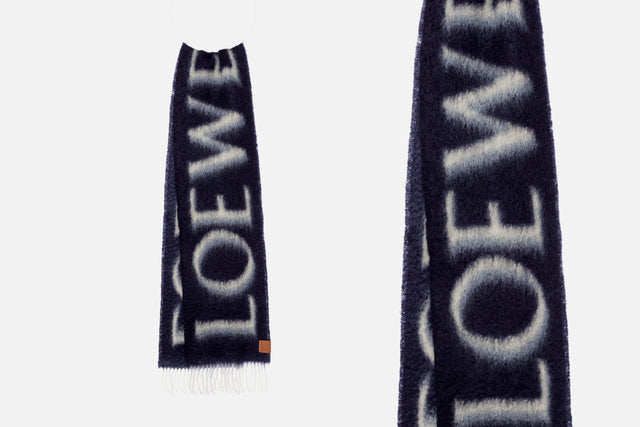 Loewe Scarf In Wool And Mohair