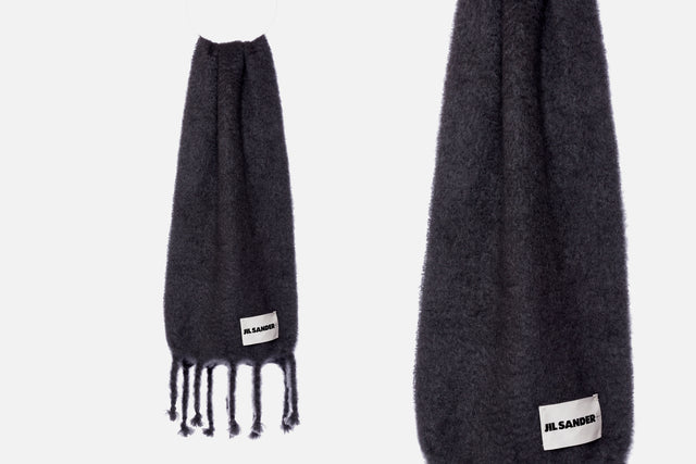 Jil Sander Wool And Mohair Scarf