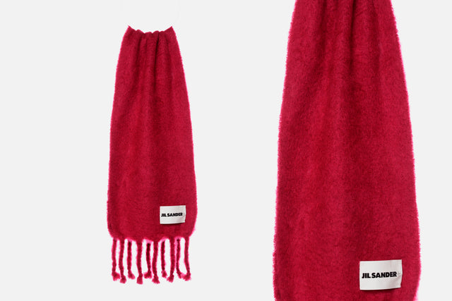 Jil Sander Wool And Mohair Scarf