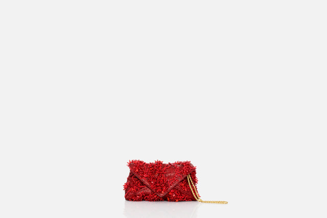 Dries Van Noten Embellished Envelope Bag