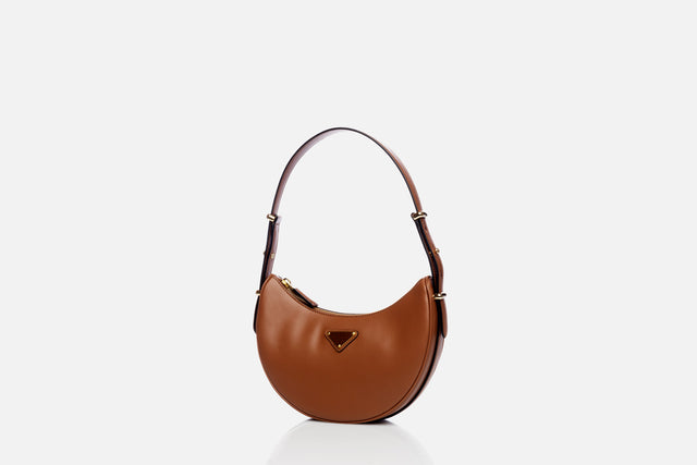 Prada Arqué Leather Shoulder Bag