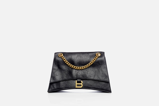 Balenciaga Crush Medium Chain Bag Crushed Calfskin