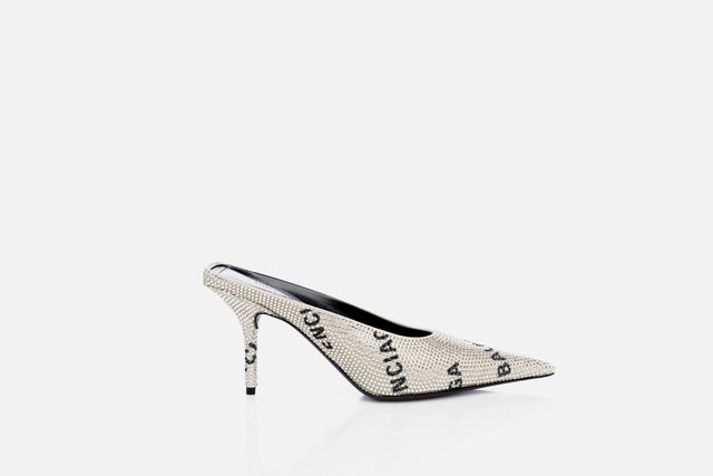 Balenciaga Rhinestones Embellished Mules
