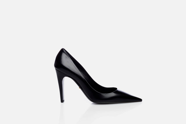 Prada Brushed Leather Pumps (from the runway)