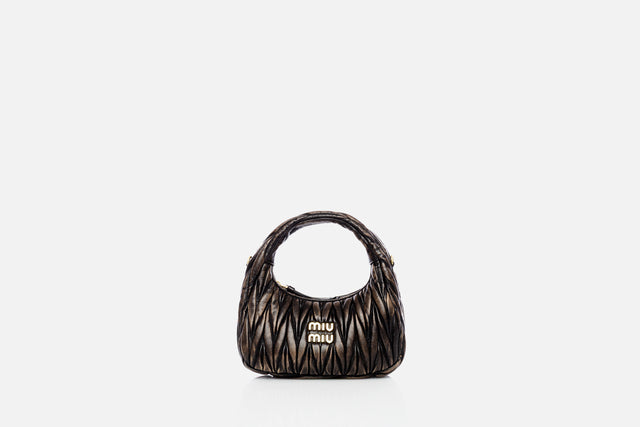 Miu Miu Wander Matelassé Nappa Leather Bag