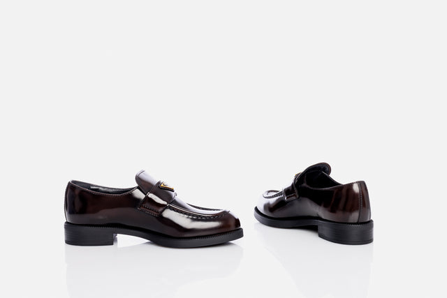 Prada Spazzolato Fume Loafer