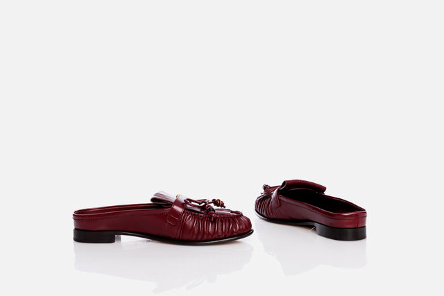 Fendi Baguette Leather Sabots