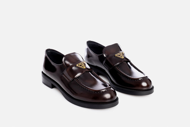 Prada Spazzolato Fume Loafer