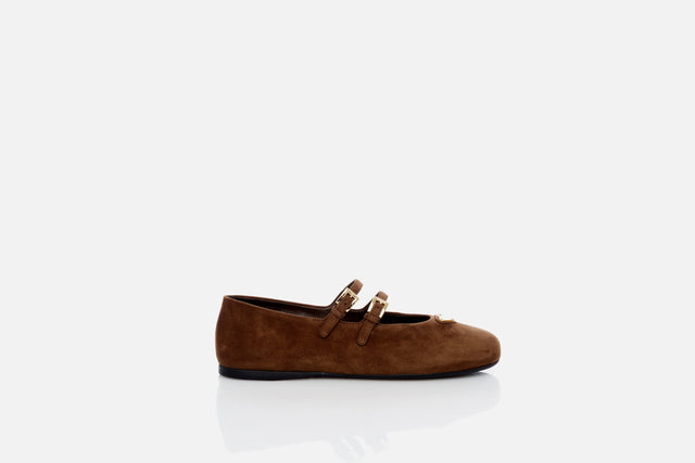 Prada Suede Ballerina
