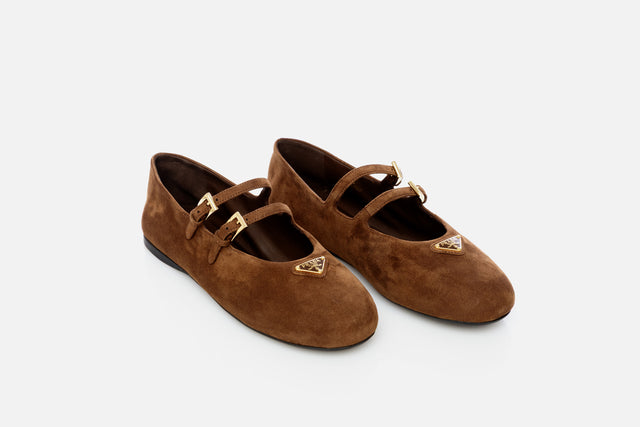 Prada Suede Ballerina