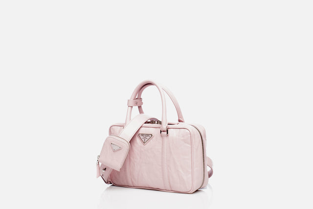 Prada Medium Antique Nappa Leather Top Handle Bag