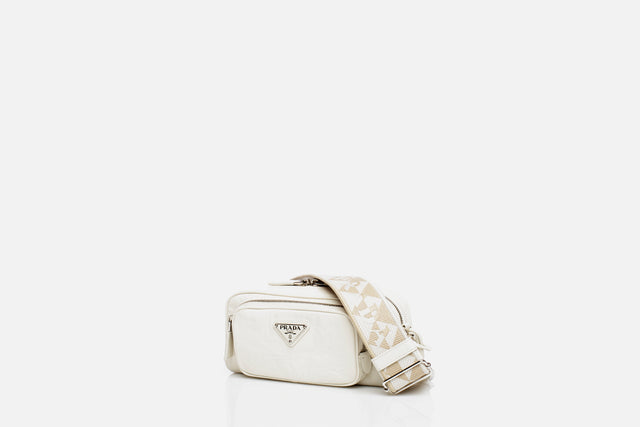 Prada Nappa Antique Leather Multi-pocket Shoulder Bag
