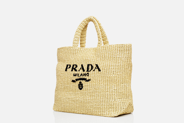 Prada Crochet Tote Bag