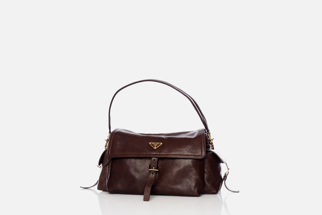 Prada Explore Large Nappa Shoulder Bag With Flap