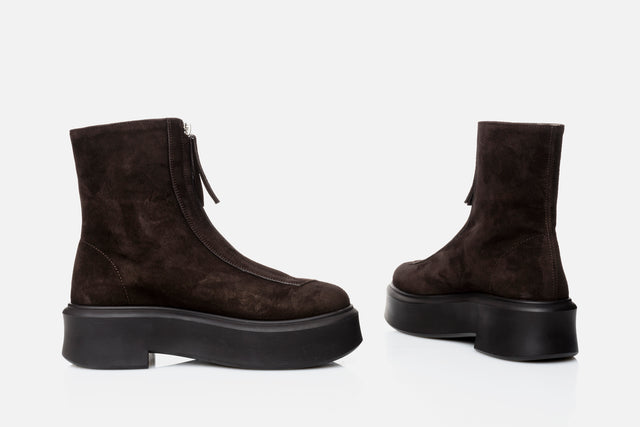 The Row Zipped Ankle Boot