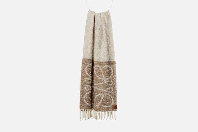 Loewe Anagram Scarf Alpaca Wool
