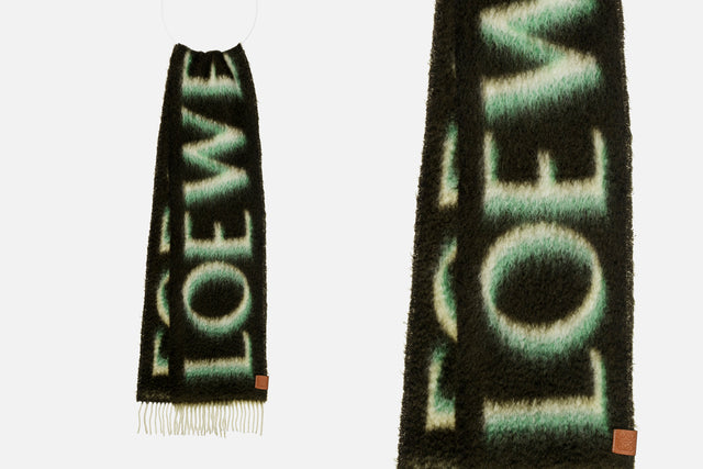 Loewe Scarf In Mohair And Wool