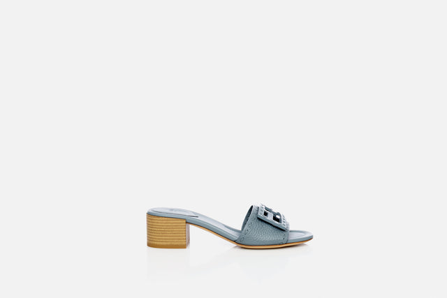 Fendi Baguette Medium-heel Slides