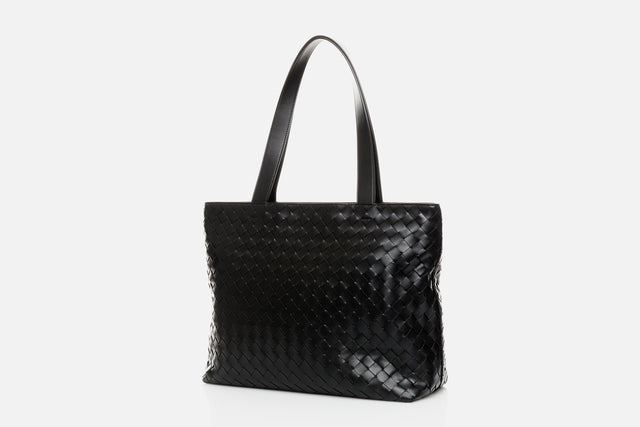 Bottega Veneta Small Intrecciato Zipped Tote
