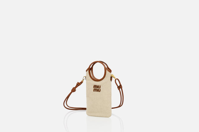 Miu Miu Canvas Smartphone Case