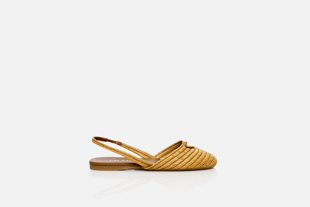 Prada Crochet Slingback Ballerina