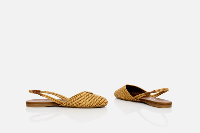 Prada Crochet Slingback Ballerina