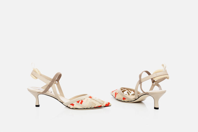Fendi Colibrì Lite Medium-heel Slingbacks