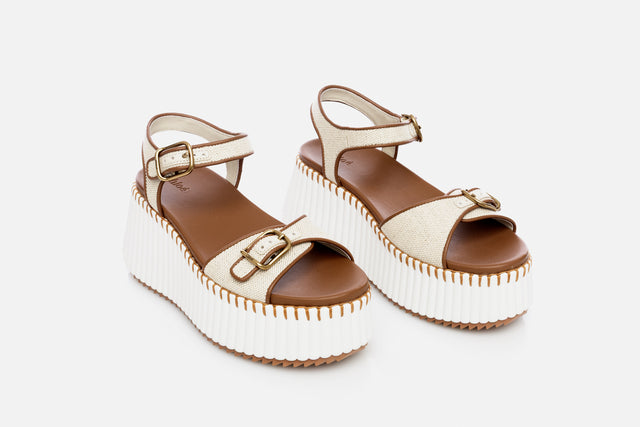Chloé Nama Wedge Sandal
