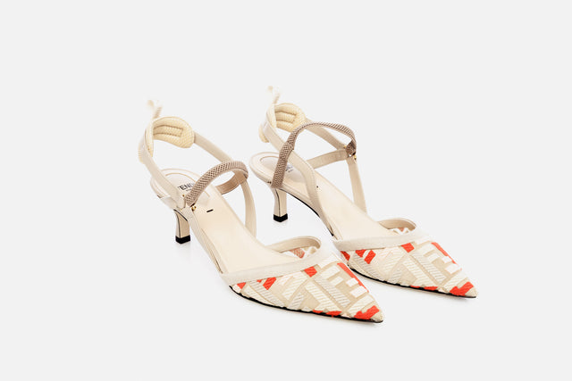 Fendi Colibrì Lite Medium-heel Slingbacks