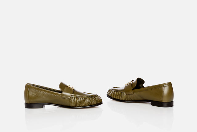 Fendi Baguette Leather Loafer