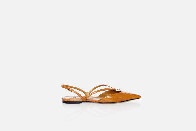 Fendi FFold Leather Flats