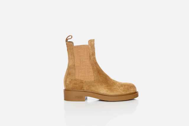 Fendi Filo Suede Biker Boots