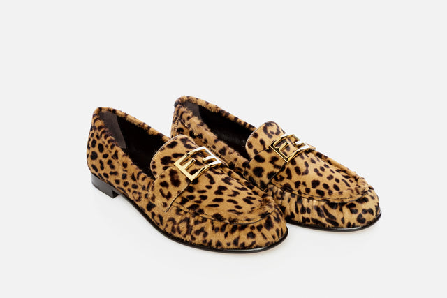 Fendi Baguette Printed Cavallino Loafer