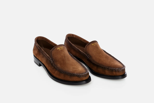 Prada Suede Leather Loafer