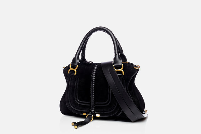 Chloé Marcie Medium Bag In Suede Calfskin