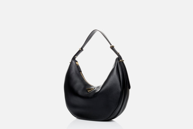 Prada Arqué Large Leather Shoulder Bag