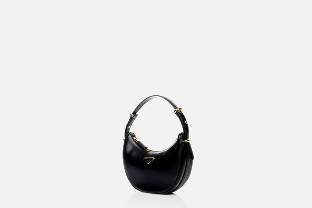 Prada Arqué Leather Shoulder Bag